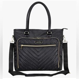 Kenneth Cole REACTION Chelsea Quilted Chevron 15" Laptop & Tablet Business Tote‎